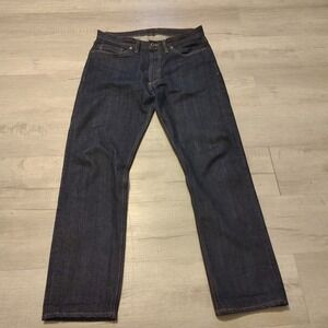 3sixteen selvedge jeans Men's 34 Dark Wash Japanese Denim Button Fly CT 101 X